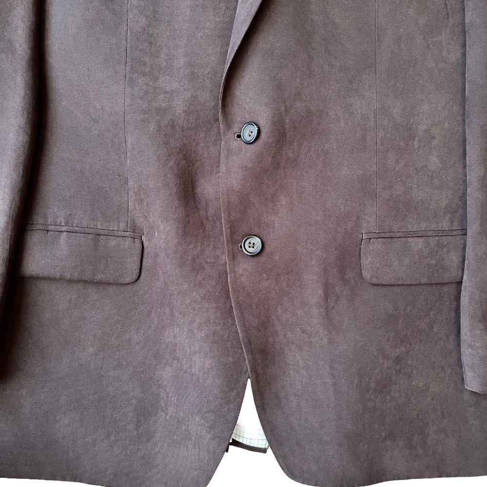 Lauren Ralph‎ Lauren Mens Sport Coat Blazer Chocolate Brown Classic Two Button - Picture 3 of 12